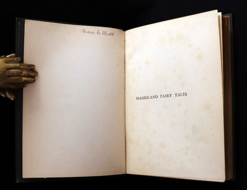 1913 Rare First Edition - MAORILAND FAIRY TALES by Edith Howes - New Zealand Maori Tales.