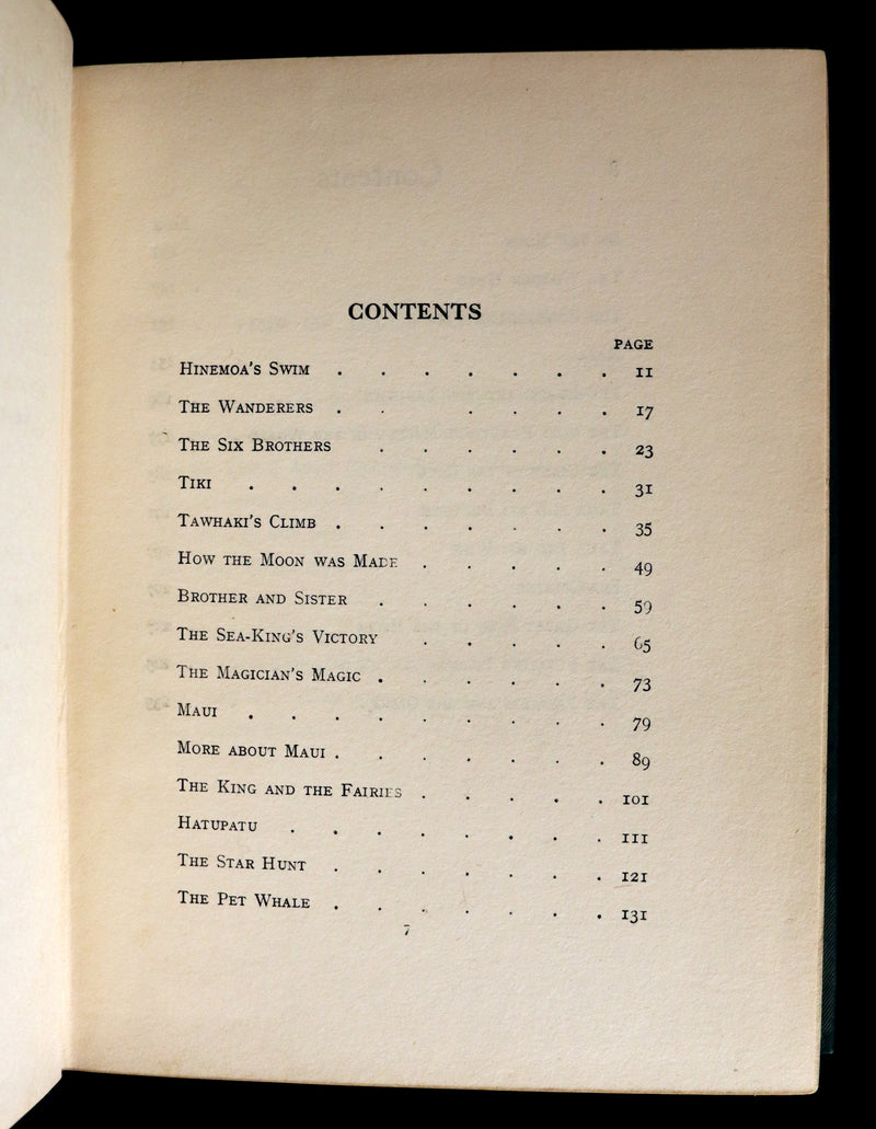 1913 Rare First Edition - MAORILAND FAIRY TALES by Edith Howes - New Zealand Maori Tales.