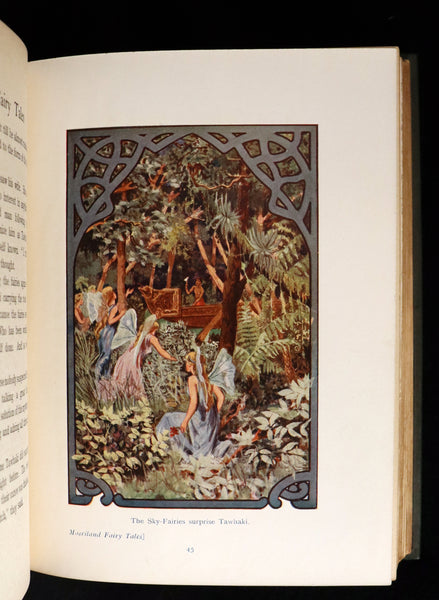 1913 Rare First Edition - MAORILAND FAIRY TALES by Edith Howes - New Zealand Maori Tales.