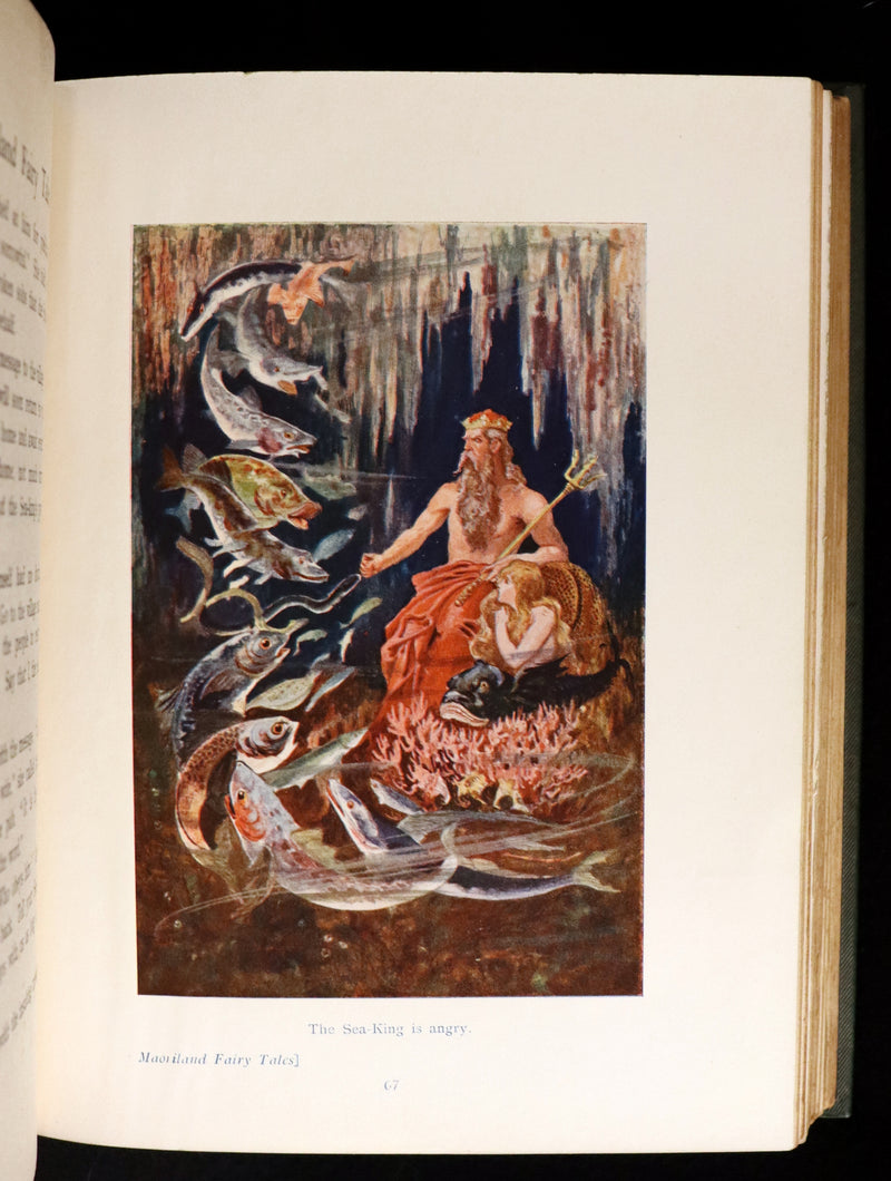 1913 Rare First Edition - MAORILAND FAIRY TALES by Edith Howes - New Zealand Maori Tales.