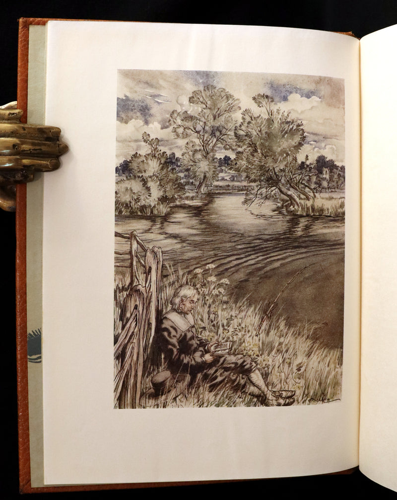 1931 Rare First Edition - THE COMPLEAT ANGLER by Izaak Walton illustrated by Arthur RACKHAM.