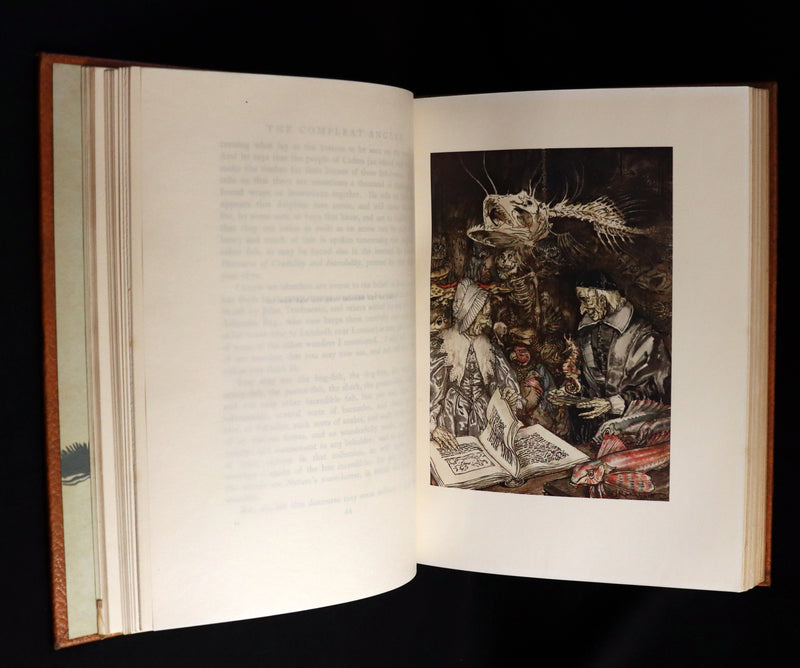 1931 Rare First Edition - THE COMPLEAT ANGLER by Izaak Walton illustrated by Arthur RACKHAM.