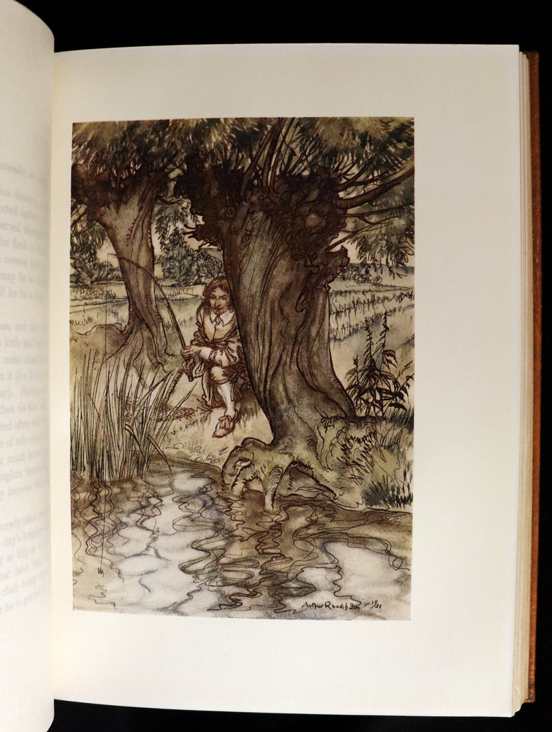 1931 Rare First Edition - THE COMPLEAT ANGLER by Izaak Walton illustrated by Arthur RACKHAM.