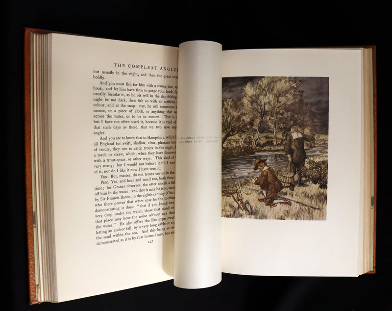 1931 Rare First Edition - THE COMPLEAT ANGLER by Izaak Walton illustrated by Arthur RACKHAM.