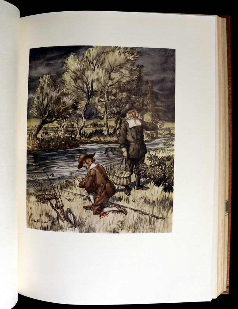 1931 Rare First Edition - THE COMPLEAT ANGLER by Izaak Walton illustrated by Arthur RACKHAM.