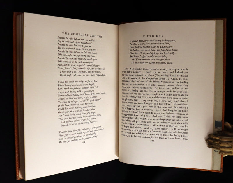 1931 Rare First Edition - THE COMPLEAT ANGLER by Izaak Walton illustrated by Arthur RACKHAM.