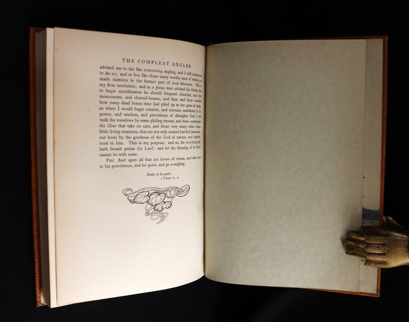 1931 Rare First Edition - THE COMPLEAT ANGLER by Izaak Walton illustrated by Arthur RACKHAM.
