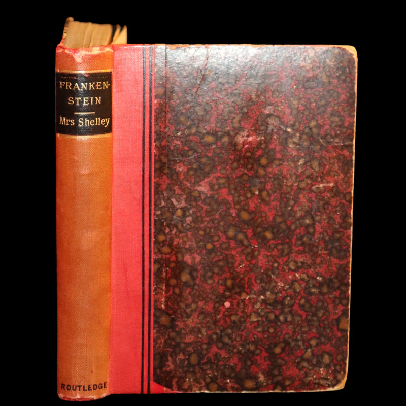 1891 Rare Victorian Book - FRANKENSTEIN or The Modern Prometheus by Mary Shelley.