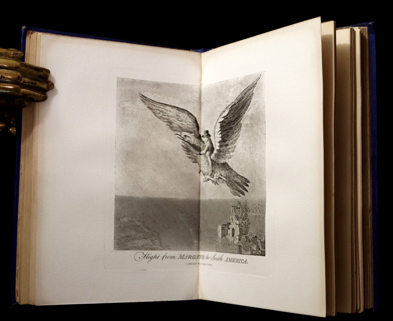 1877 Rare Book - The Travels and Surprising Adventures of Baron MUNCHAUSEN. Illustrated by Cruikshank.