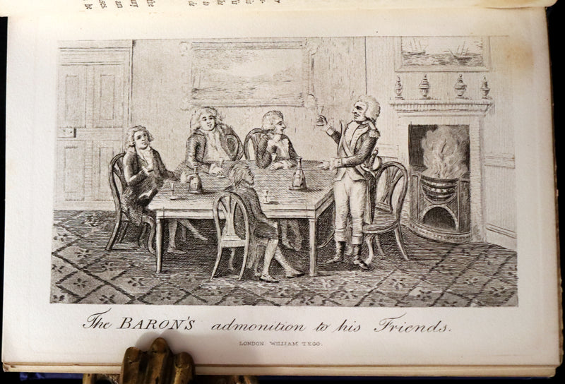 1877 Rare Book - The Travels and Surprising Adventures of Baron MUNCHAUSEN. Illustrated by Cruikshank.