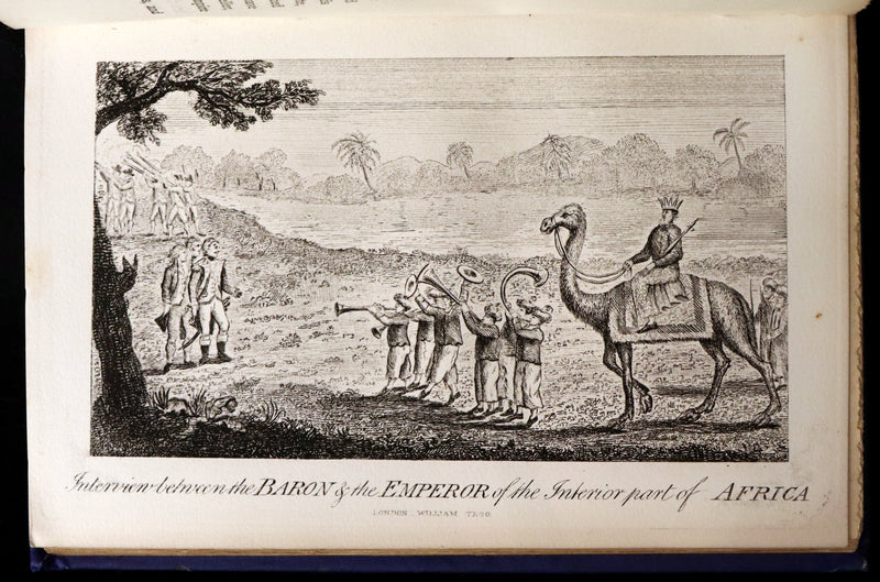 1877 Rare Book - The Travels and Surprising Adventures of Baron MUNCHAUSEN. Illustrated by Cruikshank.