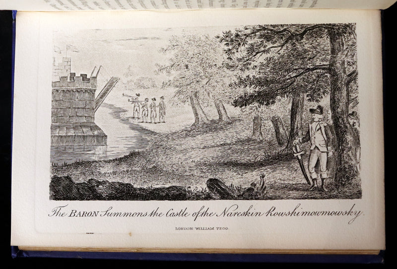 1877 Rare Book - The Travels and Surprising Adventures of Baron MUNCHAUSEN. Illustrated by Cruikshank.