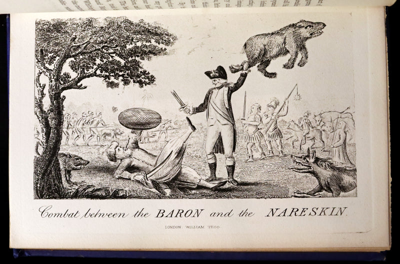 1877 Rare Book - The Travels and Surprising Adventures of Baron MUNCHAUSEN. Illustrated by Cruikshank.