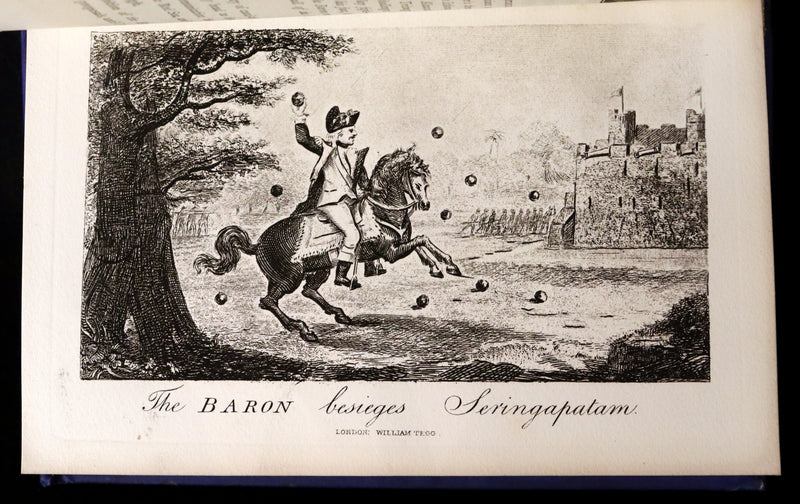1877 Rare Book - The Travels and Surprising Adventures of Baron MUNCHAUSEN. Illustrated by Cruikshank.