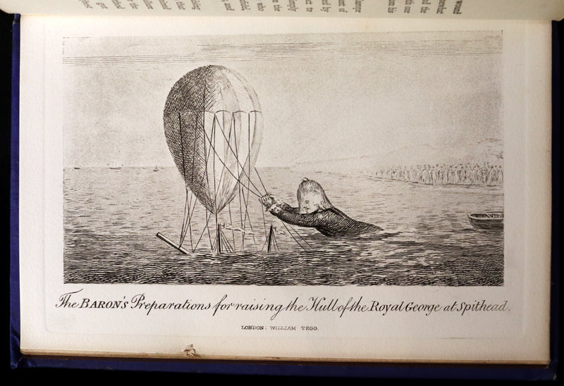 1877 Rare Book - The Travels and Surprising Adventures of Baron MUNCHAUSEN. Illustrated by Cruikshank.