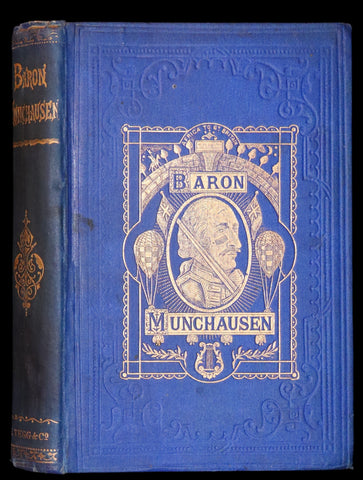 1877 Rare Book - The Travels and Surprising Adventures of Baron MUNCHAUSEN. Illustrated by Cruikshank.