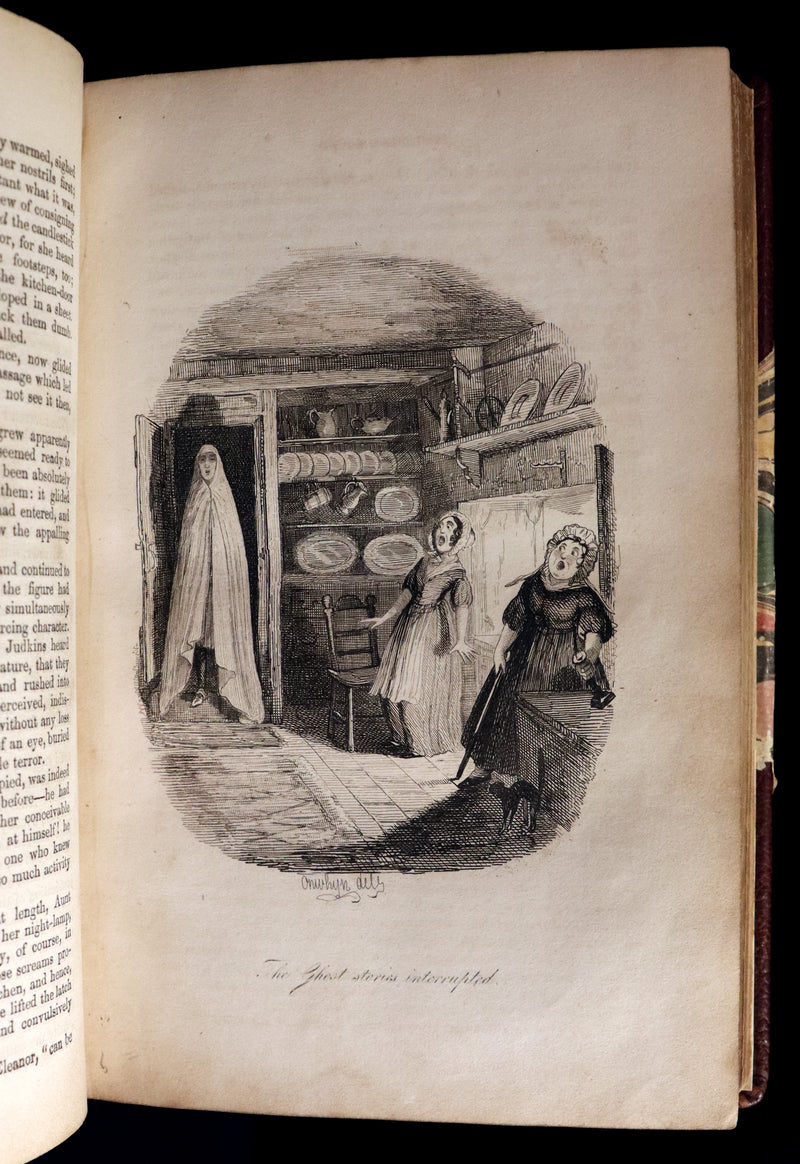 1849 Rare Sleepwalker Book - Sylvester Sound the SOMNAMBULIST by Henry Cockton. Illustrated.