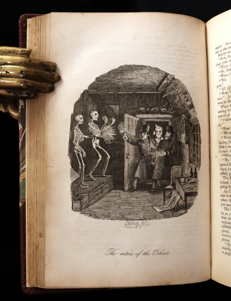 1849 Rare Sleepwalker Book - Sylvester Sound the SOMNAMBULIST by Henry Cockton. Illustrated.
