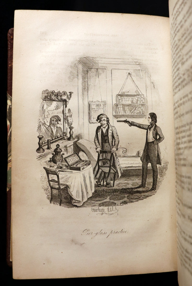 1849 Rare Sleepwalker Book - Sylvester Sound the SOMNAMBULIST by Henry Cockton. Illustrated.
