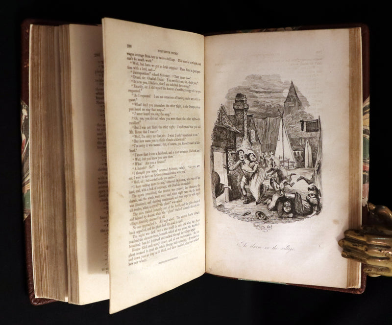 1849 Rare Sleepwalker Book - Sylvester Sound the SOMNAMBULIST by Henry Cockton. Illustrated.