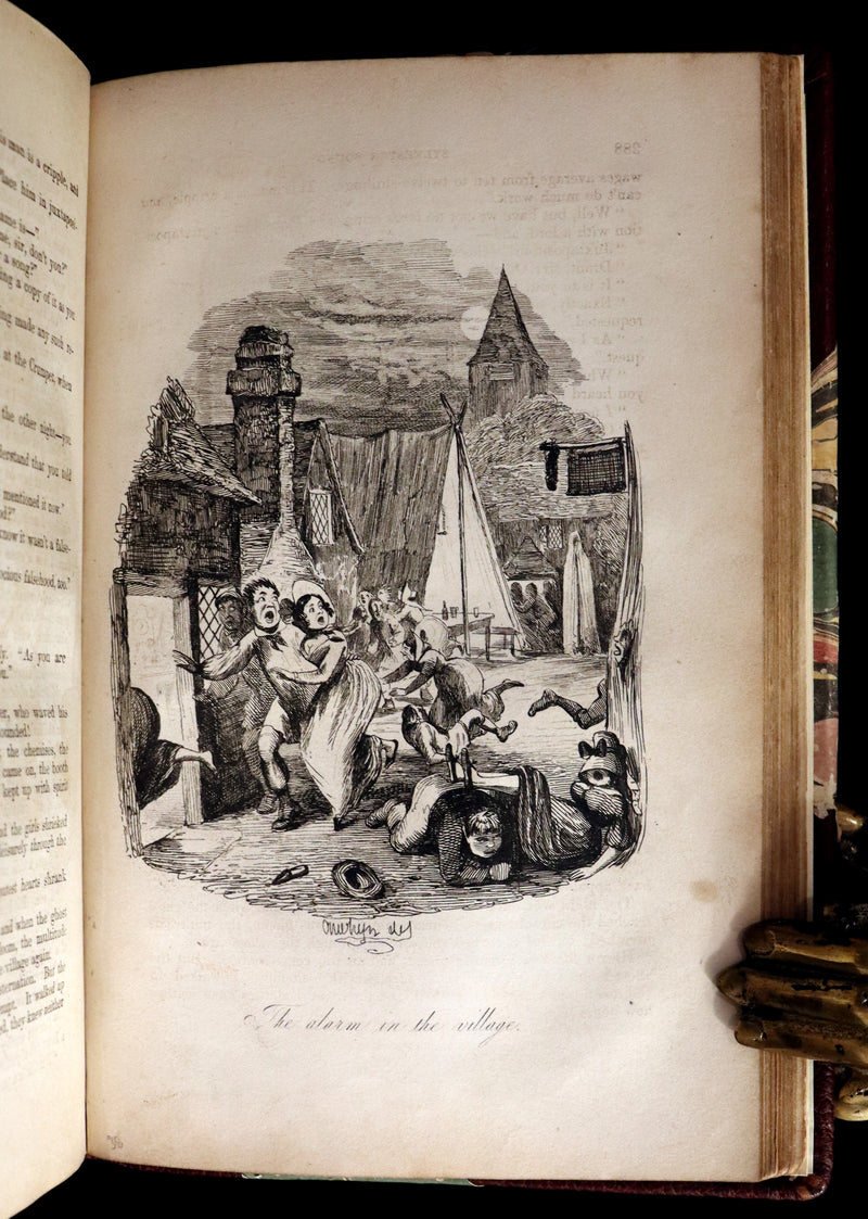 1849 Rare Sleepwalker Book - Sylvester Sound the SOMNAMBULIST by Henry Cockton. Illustrated.