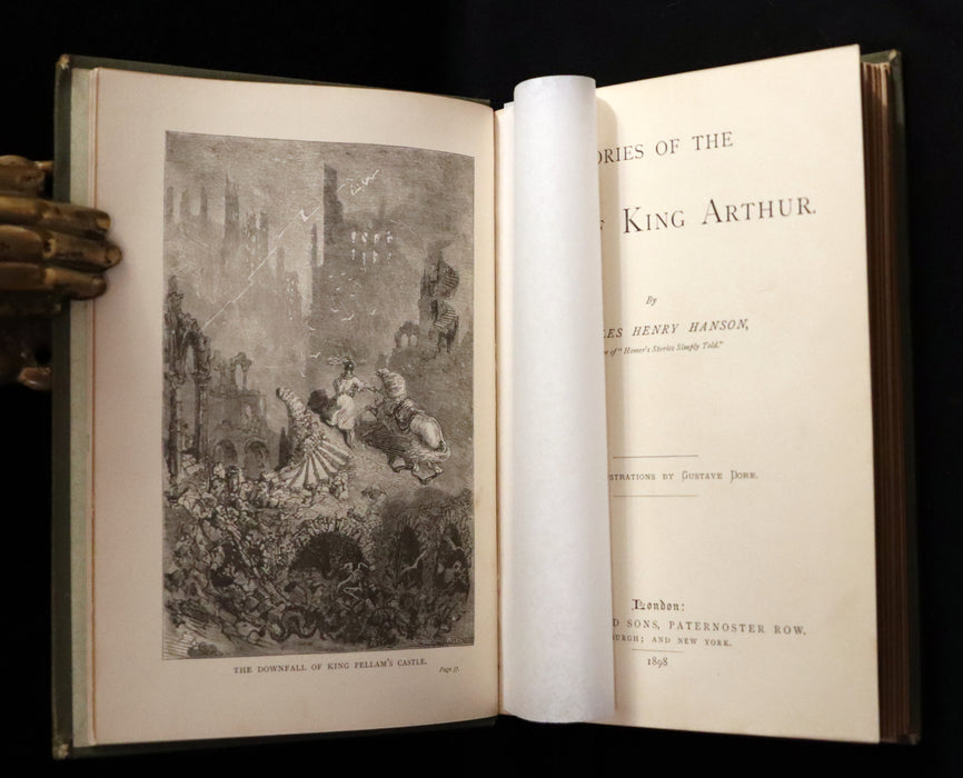 1898 Rare Book - Stories of the Days of King Arthur illustrated by Gustave Dore.