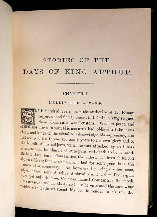 1898 Rare Book - Stories of the Days of King Arthur illustrated by Gustave Dore.