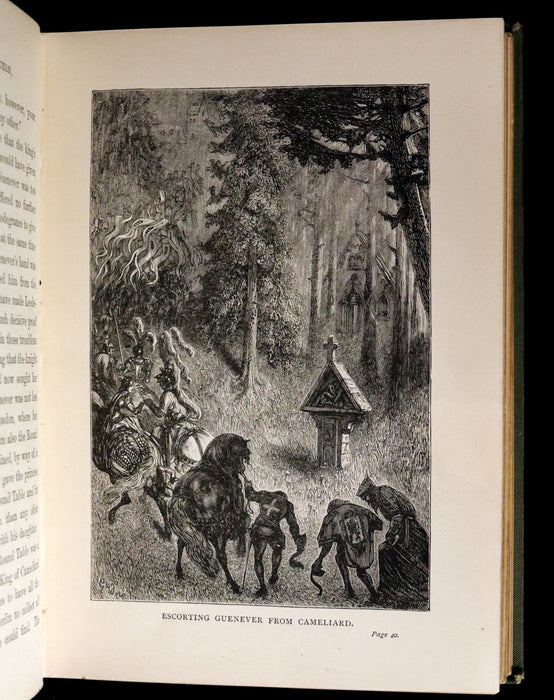 1898 Rare Book - Stories of the Days of King Arthur illustrated by Gustave Dore.