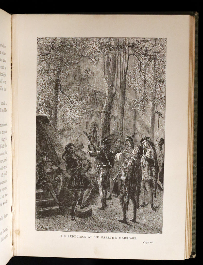 1898 Rare Book - Stories of the Days of King Arthur illustrated by Gustave Dore.