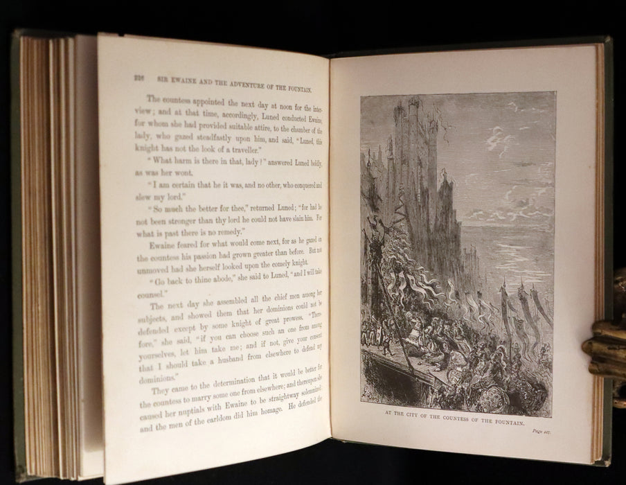 1898 Rare Book - Stories of the Days of King Arthur illustrated by Gustave Dore.