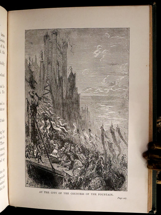 1898 Rare Book - Stories of the Days of King Arthur illustrated by Gustave Dore.