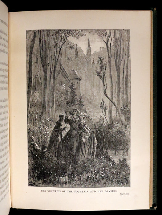 1898 Rare Book - Stories of the Days of King Arthur illustrated by Gustave Dore.