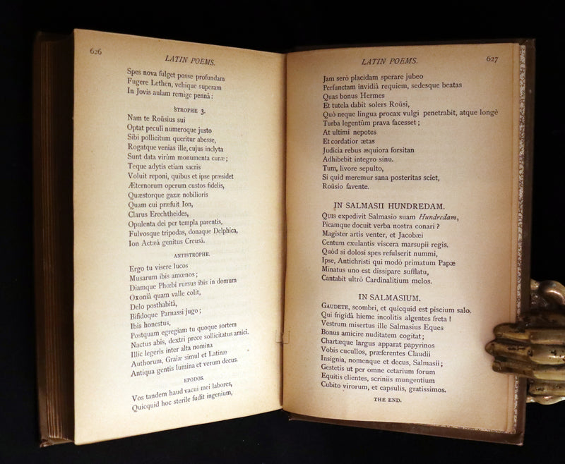 1886 Rare Victorian Book ~ The Poetical Works of John Milton. The Paradise Lost, Paradise Regained, etc. Illustrated.