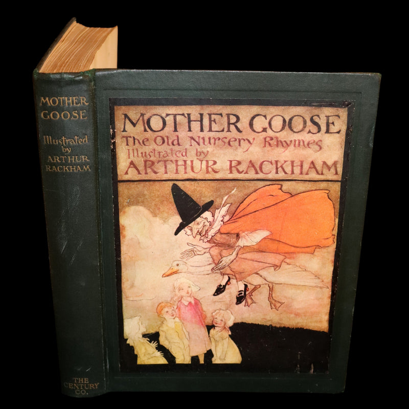 1913 Rare First US Edition - MOTHER GOOSE illustrated by Arthur Rackham.