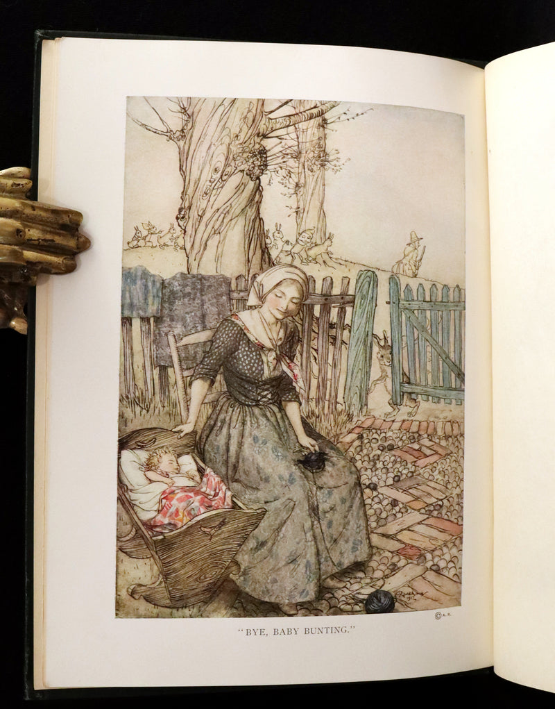 1913 Rare First US Edition - MOTHER GOOSE illustrated by Arthur Rackham.