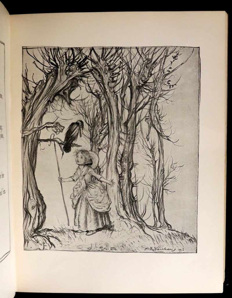 1913 Rare First US Edition - MOTHER GOOSE illustrated by Arthur Rackham.