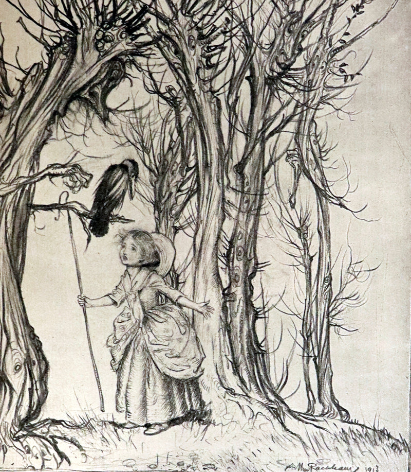 1913 Rare First US Edition - MOTHER GOOSE illustrated by Arthur Rackham.
