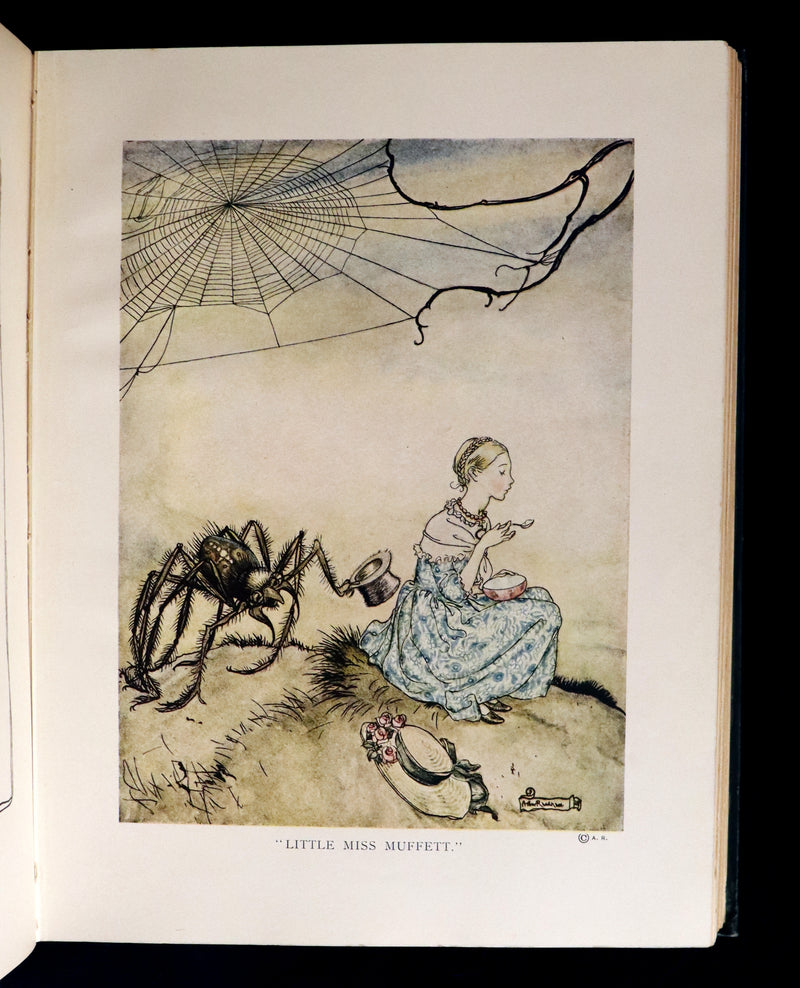 1913 Rare First US Edition - MOTHER GOOSE illustrated by Arthur Rackham.