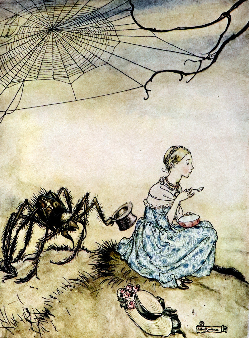 1913 Rare First US Edition - MOTHER GOOSE illustrated by Arthur Rackham.