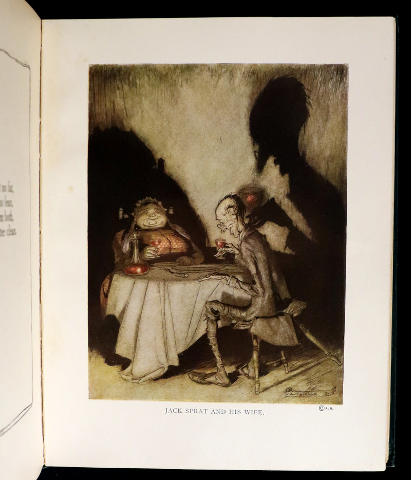 1913 Rare First US Edition - MOTHER GOOSE illustrated by Arthur Rackham.