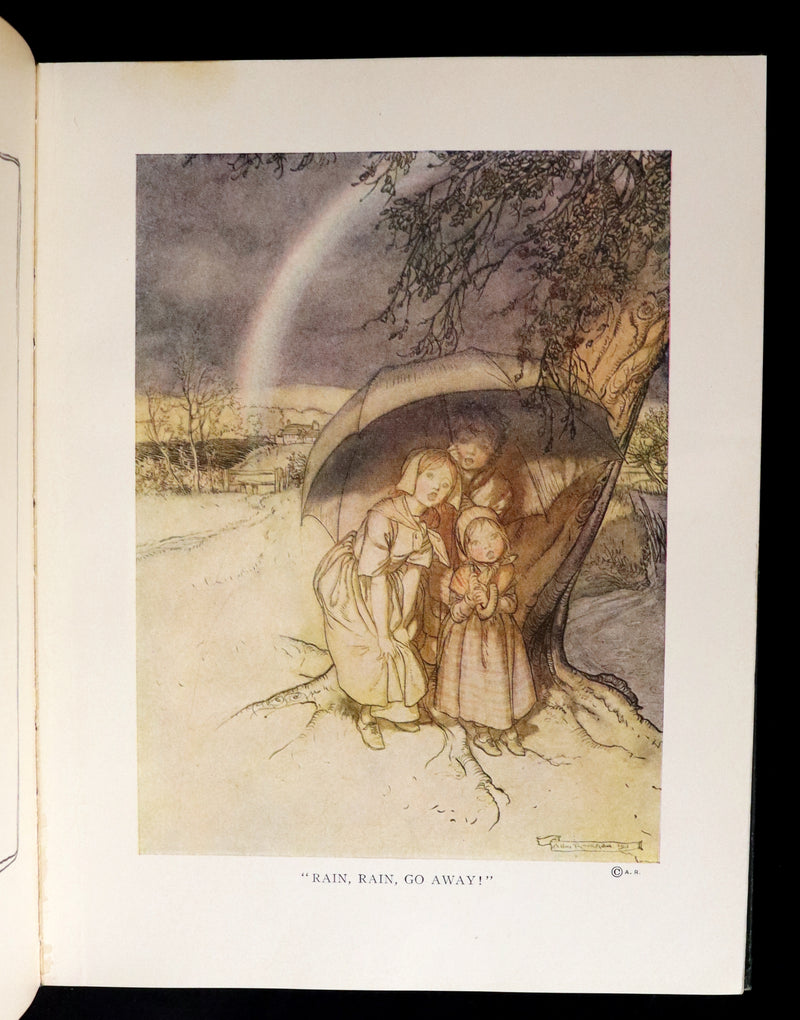 1913 Rare First US Edition - MOTHER GOOSE illustrated by Arthur Rackham.