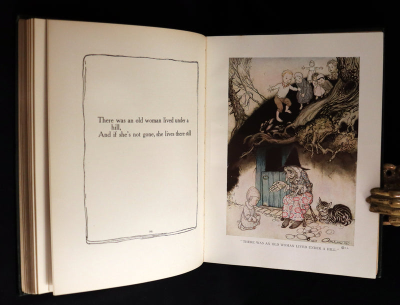 1913 Rare First US Edition - MOTHER GOOSE illustrated by Arthur Rackham.