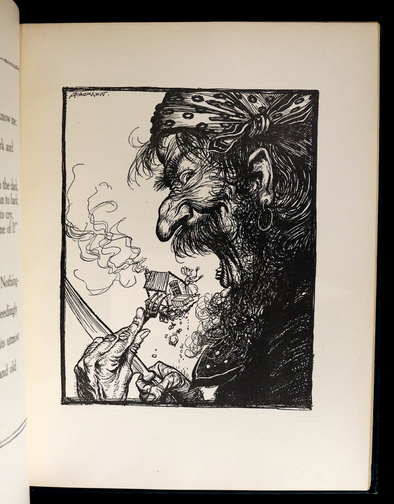 1913 Rare First US Edition - MOTHER GOOSE illustrated by Arthur Rackham.