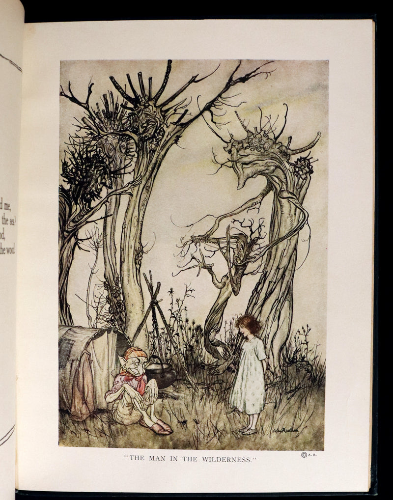 1913 Rare First US Edition - MOTHER GOOSE illustrated by Arthur Rackham.