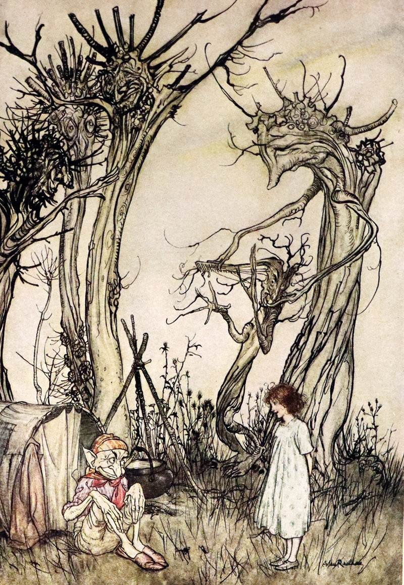 1913 Rare First US Edition - MOTHER GOOSE illustrated by Arthur Rackham.