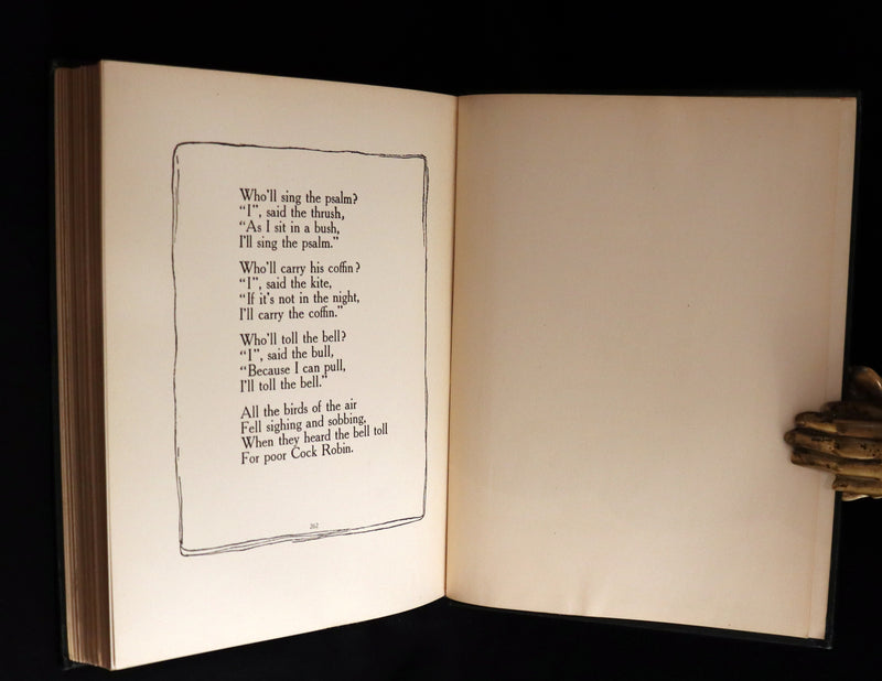 1913 Rare First US Edition - MOTHER GOOSE illustrated by Arthur Rackham.