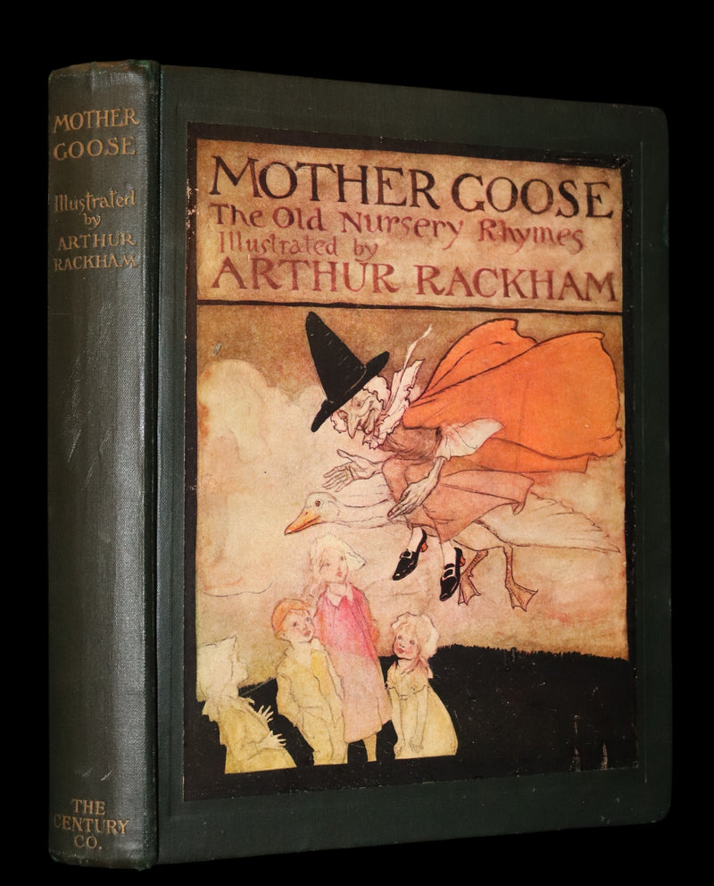 1913 Rare First US Edition - MOTHER GOOSE illustrated by Arthur Rackham.