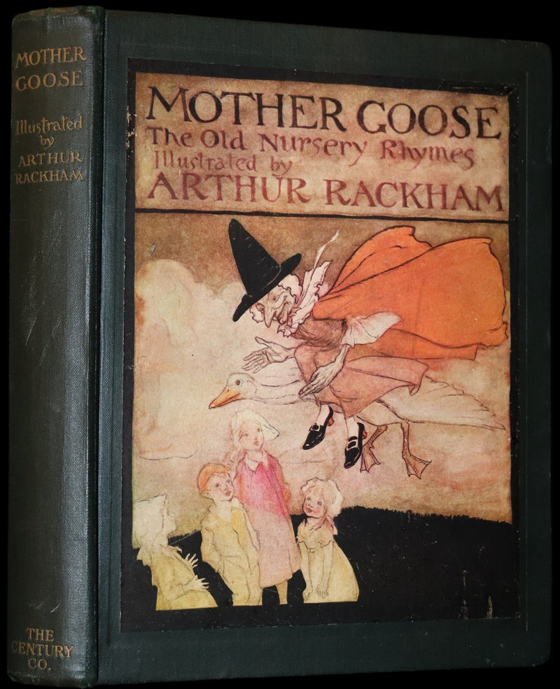 1913 Rare First US Edition - MOTHER GOOSE illustrated by Arthur Rackham.