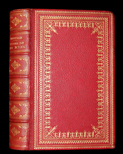 1878 Rare Book in a beautiful binding - Legend of King Arthur - IDYLLS OF THE KING by Alfred Tennyson.