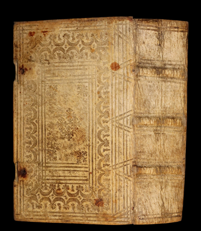 1744 Rare Latin Book in a beautiful vellum binding - EXORCISM & Benediction Manual - Locupletissimus Thesaurus continens Benedictiones, Conjurationes, Exorcismos, Absolutiones, ...